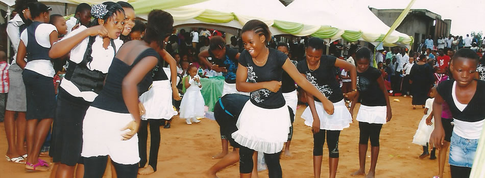 A cross-section of students of Eco Foundation International Schools, Obosi