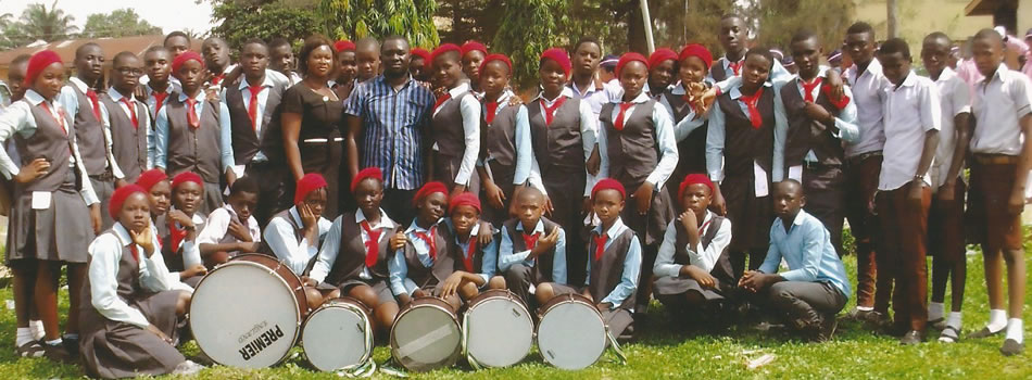 A cross-section of students of Eco Foundation International Schools, Obosi